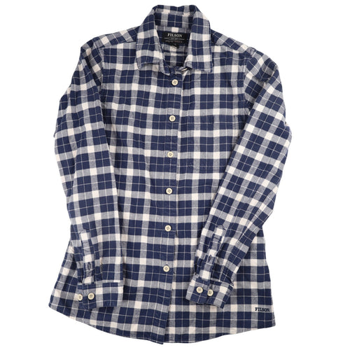 Filson Thick Flannel Button Up Shirt - WMNS S