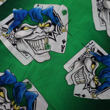 Load image into Gallery viewer, Vintage Y2k DC Clothing Polyester Joker Card Button Up Shirt - XL