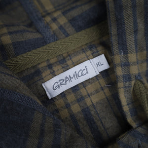 Gramicci Wool Blend Hooded Flannel Shirt Jacket - XL