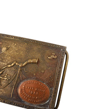 Load image into Gallery viewer, Antique 1933 Walt Disney Mickey Mouse Space Award of Merit Brass Belt Buckle - OS