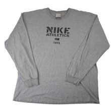 Load image into Gallery viewer, Vintage Y2k Nike Athletics Graphic Spellout Long Sleeve T Shirt - XL