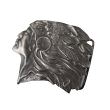 Load image into Gallery viewer, Vintage Indiana Metal Craft Native American Chief Belt Buckle - 3"