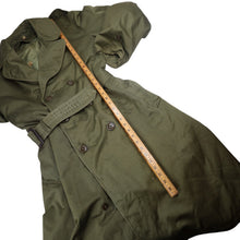 Load image into Gallery viewer, Vintage Military Surplus Wool Lined Trench Coat - M