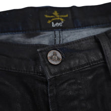 Load image into Gallery viewer, Vivienne Westwood x Lee Anglomania Drop Crotch Painted Denim Jeans - 36&quot;x34&quot;