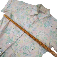 Load image into Gallery viewer, Vintage H Bar C Ranchwear Allover Cockatoo Print Pearl Snap Down Shirt