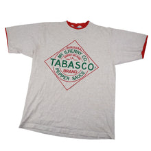 Load image into Gallery viewer, Vintage Tabasco Hot Sauce Graphic T Shirt - XL