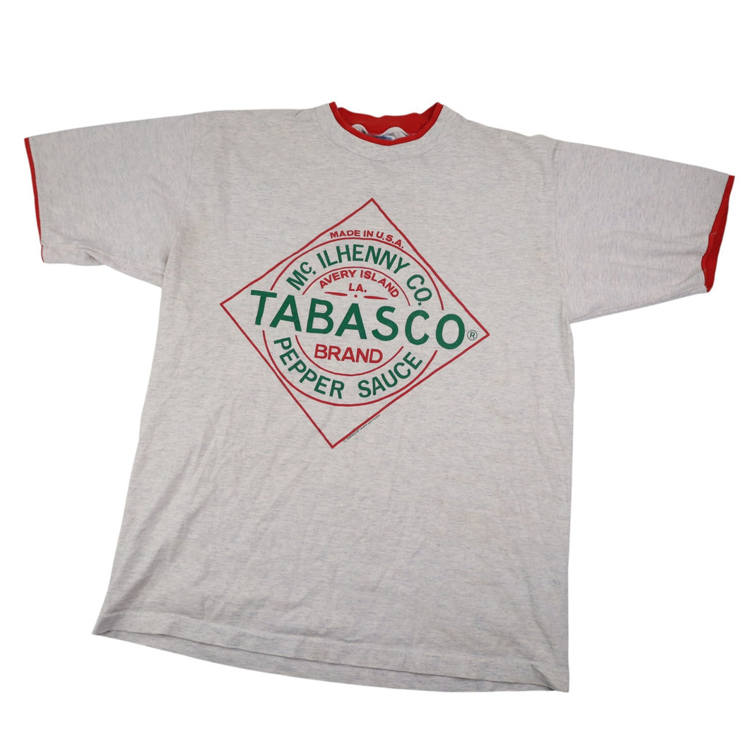 Vintage Tabasco Hot Sauce Graphic T Shirt - XL