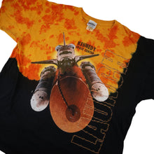 Load image into Gallery viewer, Vintage Y2k Kennedy Space Center Tie Dye Space Ship T Shirt - XL