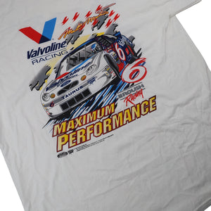 Vintage 1998 Nascar Mark Martin Valvoline Racing Graphic T Shirt - XL