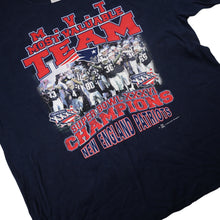 Load image into Gallery viewer, Vintage Y2k New England Patriots Superbowl Champions Graphic T Shirt - XL