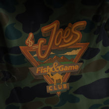Load image into Gallery viewer, Vintage Camel Cigarettes Joes Fish &amp; Game Camo Seat - OS