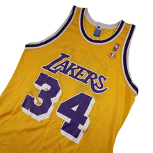 Load image into Gallery viewer, Vintage 90s Champion LA Lakers Shaquille O'Neal Basketball Jersey - L