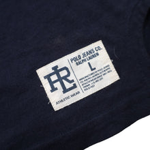 Load image into Gallery viewer, Vintage Y2k Polo Jeans Co Ralph Lauren All Sewn Spellout T Shirt - L