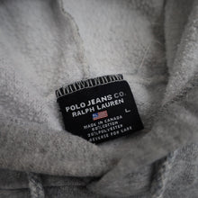 Load image into Gallery viewer, Vintage Polo Jeans Co Ralph Lauren All Sewn Spellout Hoodie - L