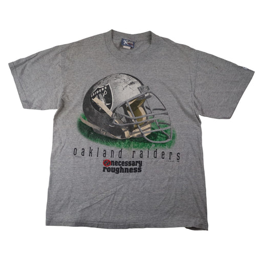 Vintage 90s Lee Sports Oakland Raiders Graphic T Shirt - L