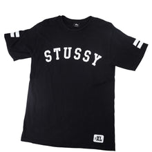 Load image into Gallery viewer, Vintage Y2k Stussy Jersey Style Spellout T Shirt - M