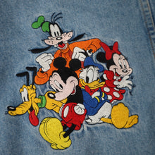Load image into Gallery viewer, Vintage Disney Embroidered Characters Denim Jacket - YM