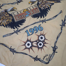 Load image into Gallery viewer, Vintage 1996 Laughlin River Run Motorcycle Rally Graphic Bandana