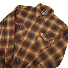Load image into Gallery viewer, Carhartt Shadow Plaid Pearl Snap Down Flannel Shirt - XL