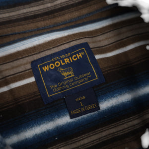 Vintage Woolrich Aztec Design Thick Flannel Shirt - L