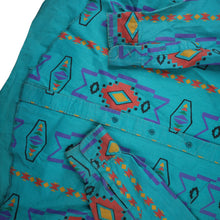 Load image into Gallery viewer, Vintage Wrangler Pastel Southwestern Print Brushpopper Button Up Shirt - XL