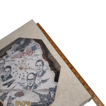 Load image into Gallery viewer, Vintage 90s Nenana Creative Arts Military "Line in the Sand" Wall Clock