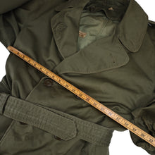 Load image into Gallery viewer, Vintage Military Surplus Wool Lined Trench Coat - M