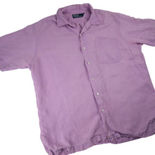 Load image into Gallery viewer, Vintage Polo Ralph Lauren Linen Blend Button Up Shirt - L