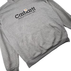 Vintage Carhartt Classic Spellout Hoodie - L