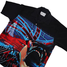 Load image into Gallery viewer, Vintage Y2k Dragonfly Pink Floyd The Wall Button Up Tour Shirt - L