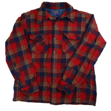 Load image into Gallery viewer, Vintage 50s/60s Pendleton Shadow Plaid Wool Shirt - S