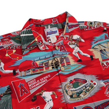 Load image into Gallery viewer, Vintage Reyn Spooner Anaheim Angels Baseball Print Hawaiian Shirt - XL