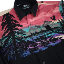 Load image into Gallery viewer, Vintage Ropers Pastel Nature Scene Button Up Western Shirt - XL