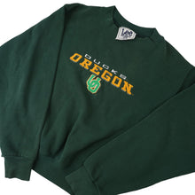 Load image into Gallery viewer, Vintage 90s University of Oregon Ducks Embroidered Crewneck Sweatshirt - YM