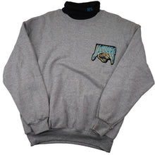 Load image into Gallery viewer, Vintage Majestic Jacksonville Jaguars Patch Mock Neck Sweatshirt - XL