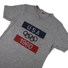 Load image into Gallery viewer, Vintage Levis 1980 USA Olympics Graphic T Shirt - M