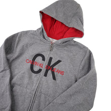 Load image into Gallery viewer, Vintage Y2k Calvin Klein Embroidered Spellout Full Zip Hoodie - WMNS S