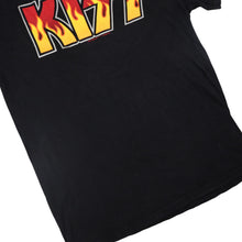 Load image into Gallery viewer, Vintage Y2k Kiss Spellout Flame Graphic Band T Shirt - M