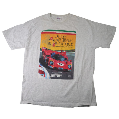 Vintage Rolex Ferrari Monterey Historic Races Graphic T Shirt - XL