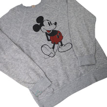 Load image into Gallery viewer, Vintage Disney Mickey Mouse Graphic Heather Gray Sweatshirt - M