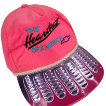 Load image into Gallery viewer, Vintage Custom Chevy "The Heartbeat of American" Spellout Snapback Cap - OS