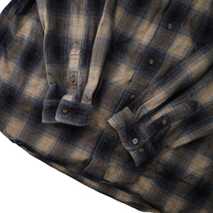 Carhartt Shadow Plaid Flannel Button Up Shirt - 2XLT