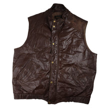 Load image into Gallery viewer, Vintage Eddie Bauer Leather Down Quilted Vest - XL