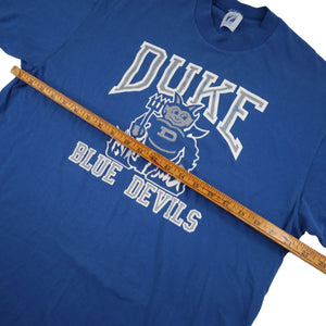 Vintage Duke College Blue Devils Graphic T Shirt - XL