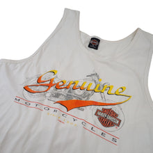 Load image into Gallery viewer, Vintage Y2k Harley Davidson Genuine Motorcycles Graphic Tank Top - XL