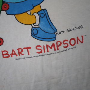 Vintage 1990 Bart Simpson "Cool Your Jets Man" Graphic T Shirt