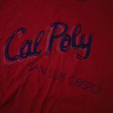 Load image into Gallery viewer, True Vintage Sportswear Cal Poly San Luis Obispo Crop Top Tee - WMNS M