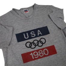 Load image into Gallery viewer, Vintage Levis 1980 USA Olympics Graphic T Shirt - M