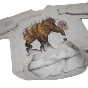 Vintage Grizzley Bear Graphic Sweatshirt - L