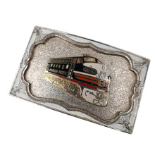 Load image into Gallery viewer, Vintage Southern Pacific X6296 Locomotive Plaque Belt Buckle - 4"